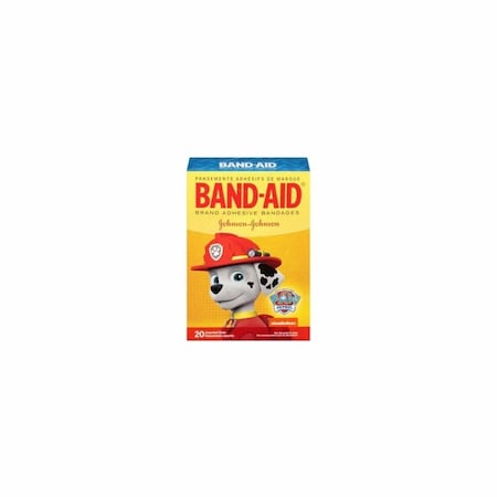 Band-Aid Adhesive Strip 5/8 X 2-1/4 In., 3/4 X 3 In. Plastic Rectangle, Round Kid Design Paw Patrol, 480PK 10381371165893